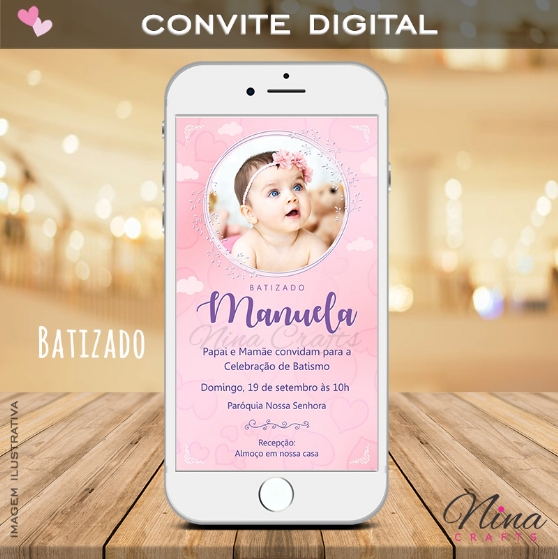 Convite Digital com Foto
